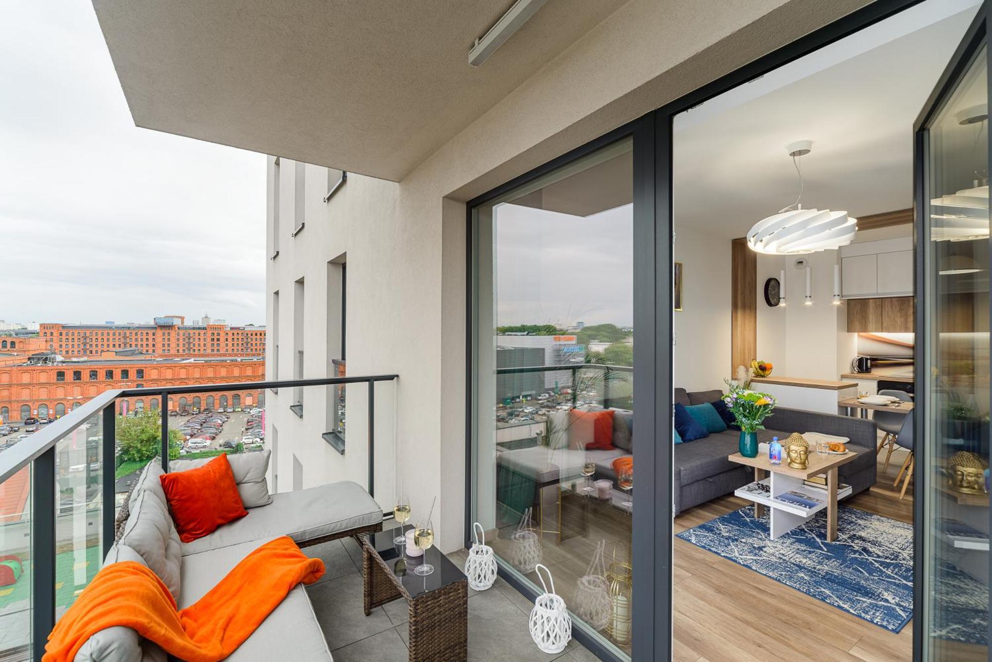 Lumina Stylish 3-Room Apart With Balcony Łódź Kültér fotó