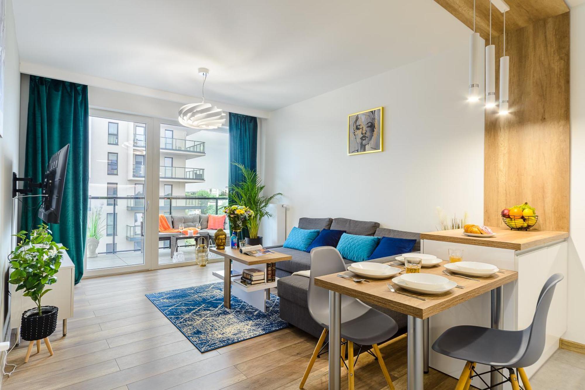 Lumina Stylish 3-Room Apart With Balcony Łódź Kültér fotó