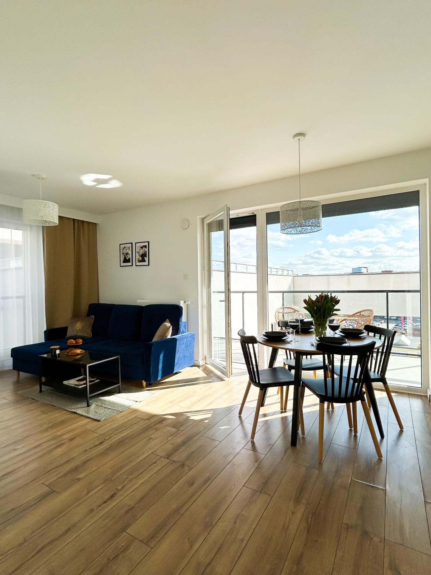 Lumina Stylish 3-Room Apart With Balcony Łódź Kültér fotó
